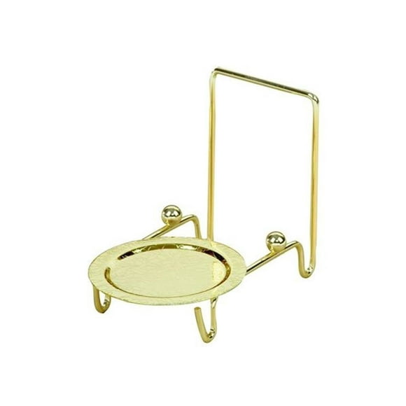 Wall Tension Cup & Saucer Hanger Hanging Wire Brass Gold Color Diametr 5" 8"